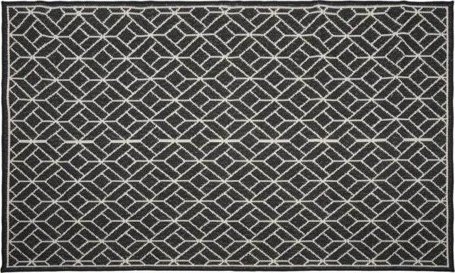 Giga Living Vloerkleed Patio Zwart 135x230cm - Giga Living