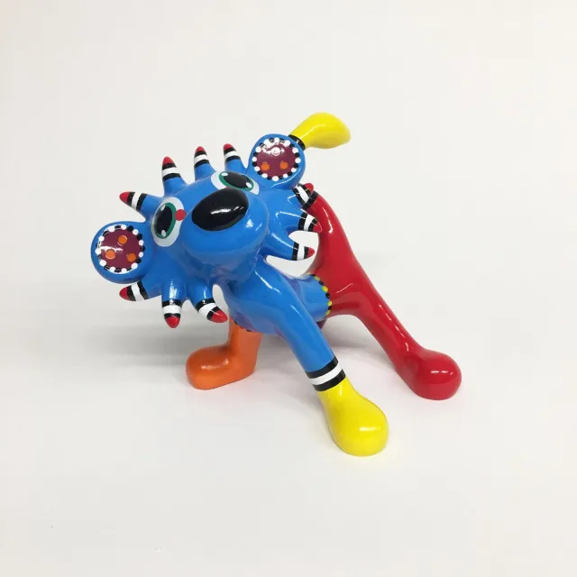 Jacky Zegers Beeld Leeuw Loekie-Kleurrijke, Vrolijke Kunst–Uniek en Origineel Cadeau– in Kleurrijke Geschenkdoos -JZ13-19 cm alle kleuren