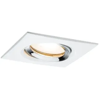 Paulmann Inbouwspot Led Nova Vierkant Kantelbaar Wit 7w