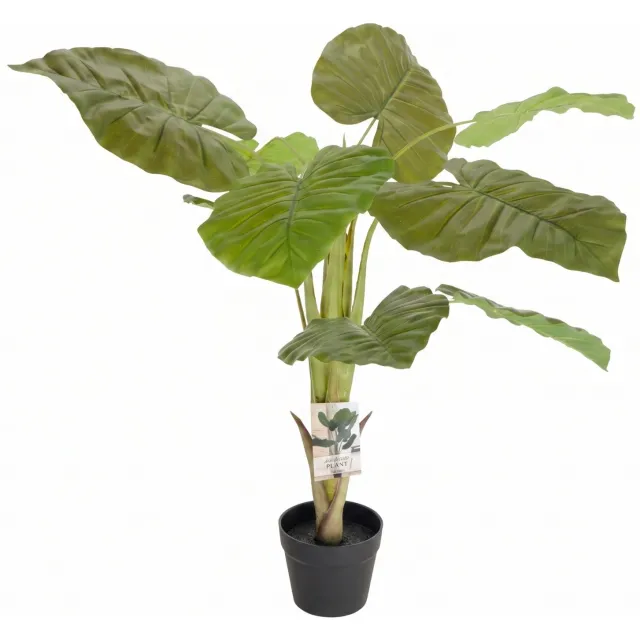Botanical Decoration Kunstplant, Alocasia, 110 cm Groen
