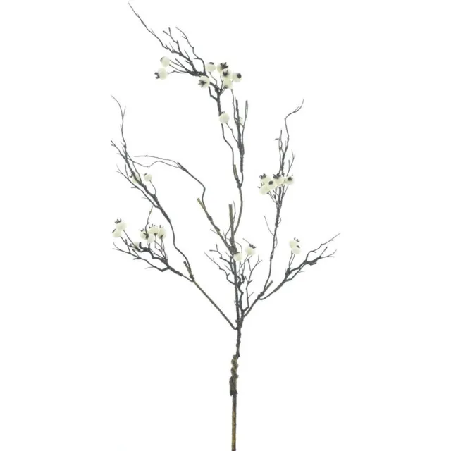 Buitengewoon Boet Buitengewoon de boet - Blueberry spray twig creme 88 cm kunsttak wit