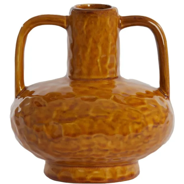 Light & Living vaas Ziro (20x19,5 cm) oranje/bruin