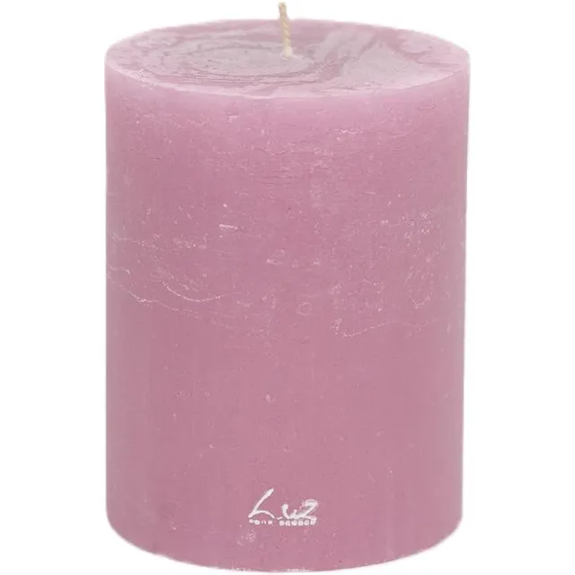 Rasteli Luz Your Senses Kaars Stompkaars Paars-Roze D 10cm H 13 cm