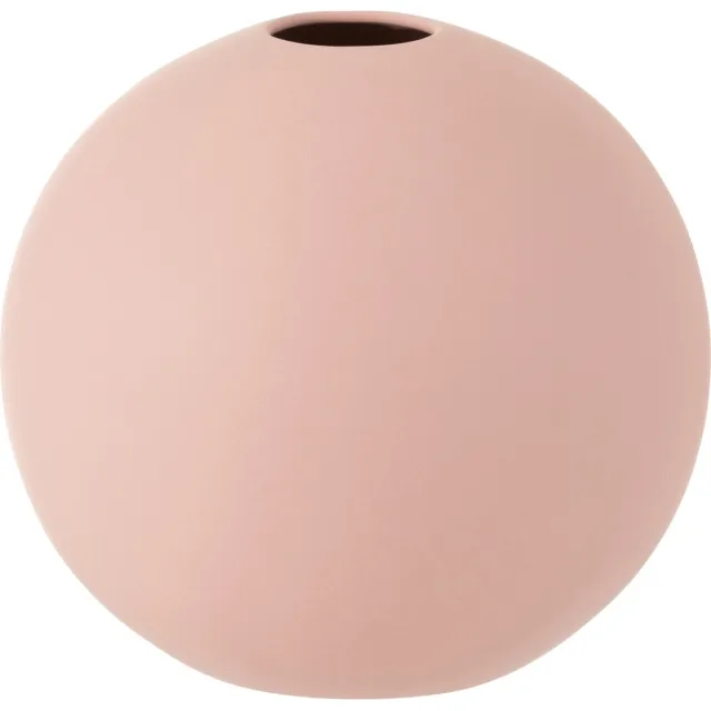 J-Line vaas Bol - keramiek - roze - large - Ø 25 cm