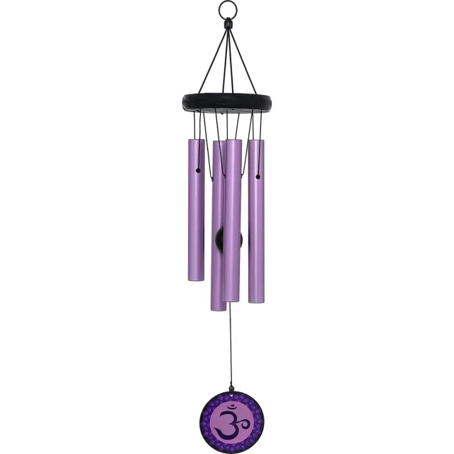 Nature's Melody Chakra Windgong Crown - Windchime - MDC24CR - Paars - 60cm