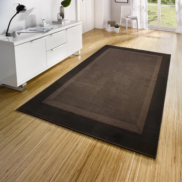 flycarpets Laagpolig vloerkleed - Designer Velours - Bruin 120x170 cm