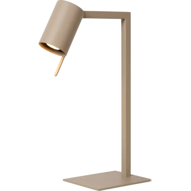 Lucide LESLEY - Bureaulamp - 1xGU10 (MR16) - Taupe