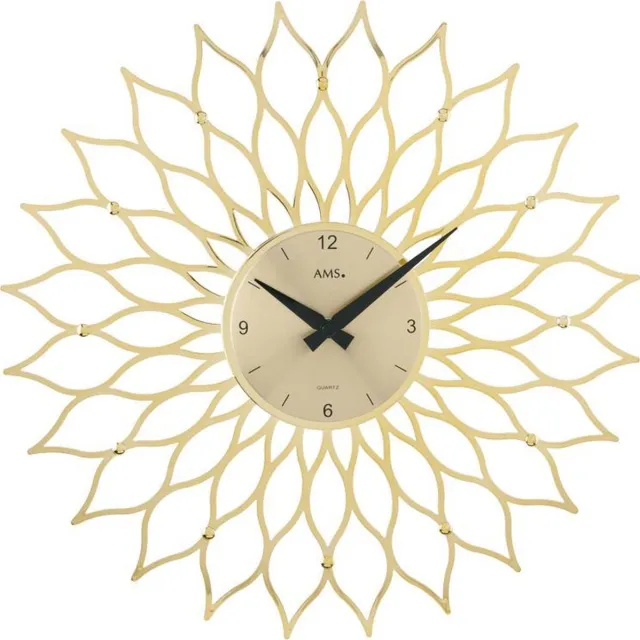 AMS 9359 wandklok messing