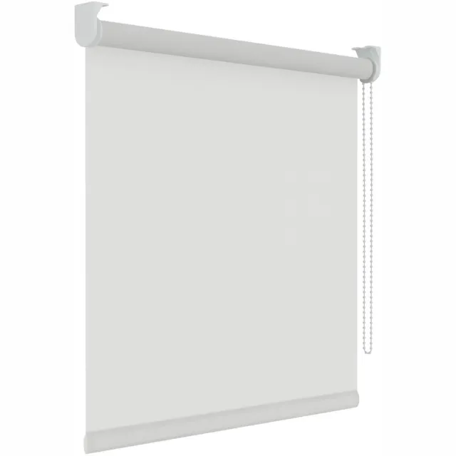 Decosol Rolgordijn Lichtdoorlatend - Transparant Wit (1233) - 150 x 190 cm