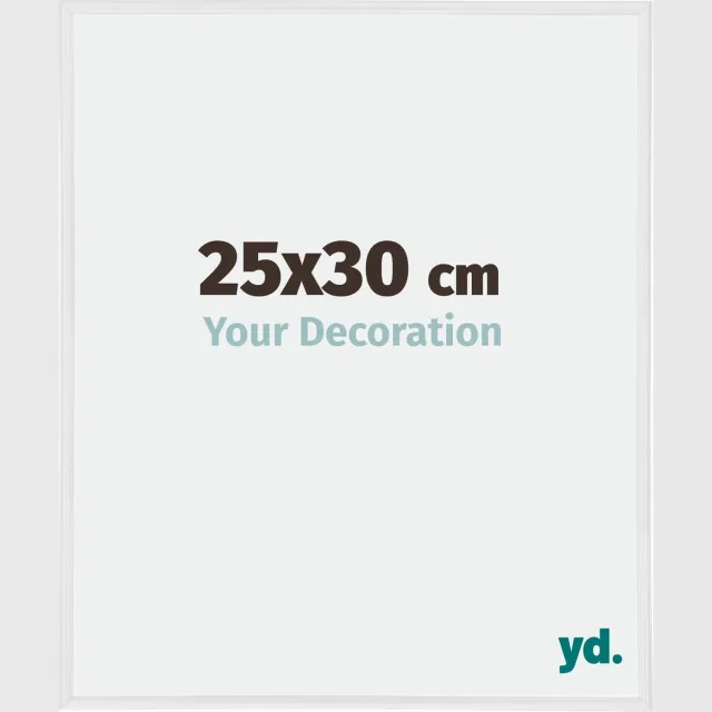 yd. Your Decoration - Fotolijst 25x30 cm - Kunststof - Wit Hoogglans - Annecy