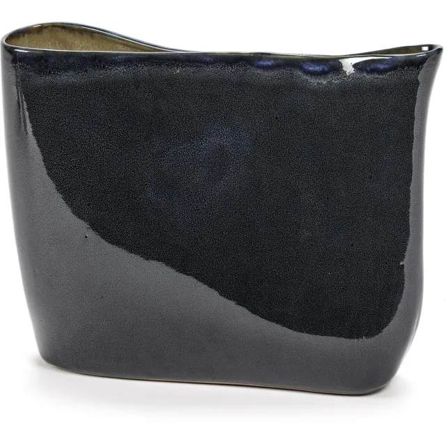 Serax Terres de Rêves by Anita Le Grelle Vaas - Ø31x11x24,8 cm - Dark Blue/Misty Grey