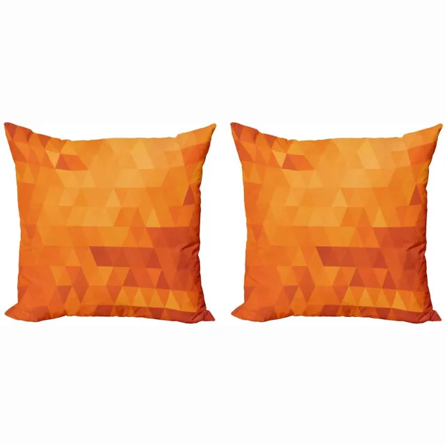ABAKUHAUS Kussenhoes – 60x60 – Dubbelzijdig bedrukt – Burnt orange Oranje