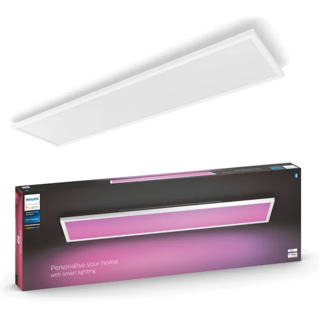 Philips Hue Surimu paneellamp – wit en gekleurd licht – wit – rechthoekig