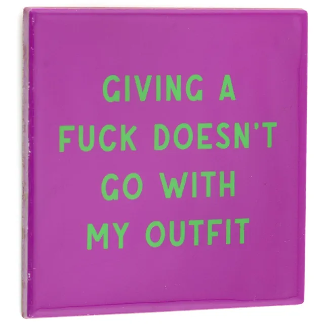 homebound by ky Tegeltje giving a fuck doesn't go with my oufit Green