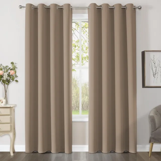 Verduisteringsgordijnen Dailygoody Dailygoods- Verduisteringsgordijnen thermisch - Gordijnen met ringen - Geluidsisolatie - Zacht en duurzaam - Koudebescherming - Ondoorzichtig Diverse