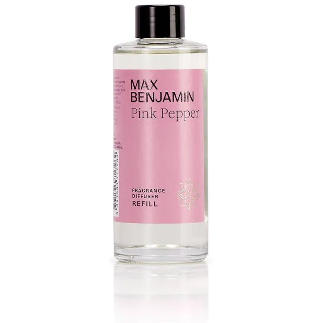 Max Benjamin geurstokjes Refill - Pink Pepper - 150 ml roze