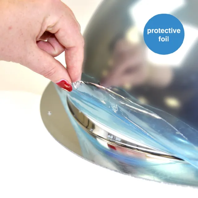 JekaShop Bolspiegel 90° - Diameter 80 Cm - Diameter 80 Cm silver