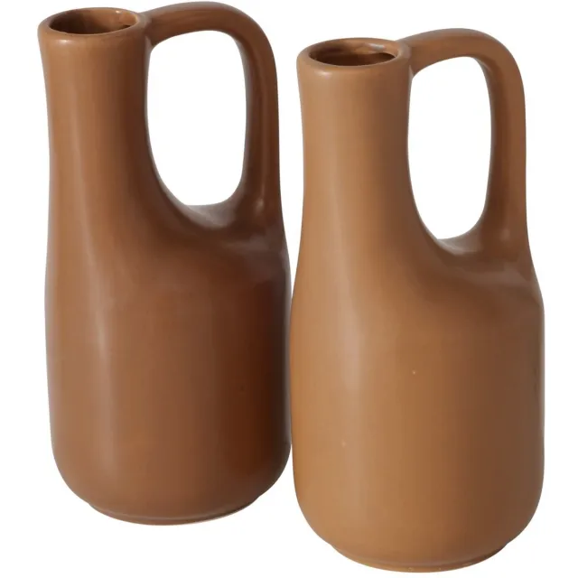 Boltze Home Vaas steen bruin H18,2cm