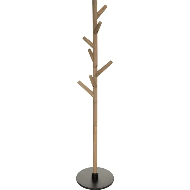 Atmosphera Kapstok Wild hout D39xH178cm - 7 haken bruin
