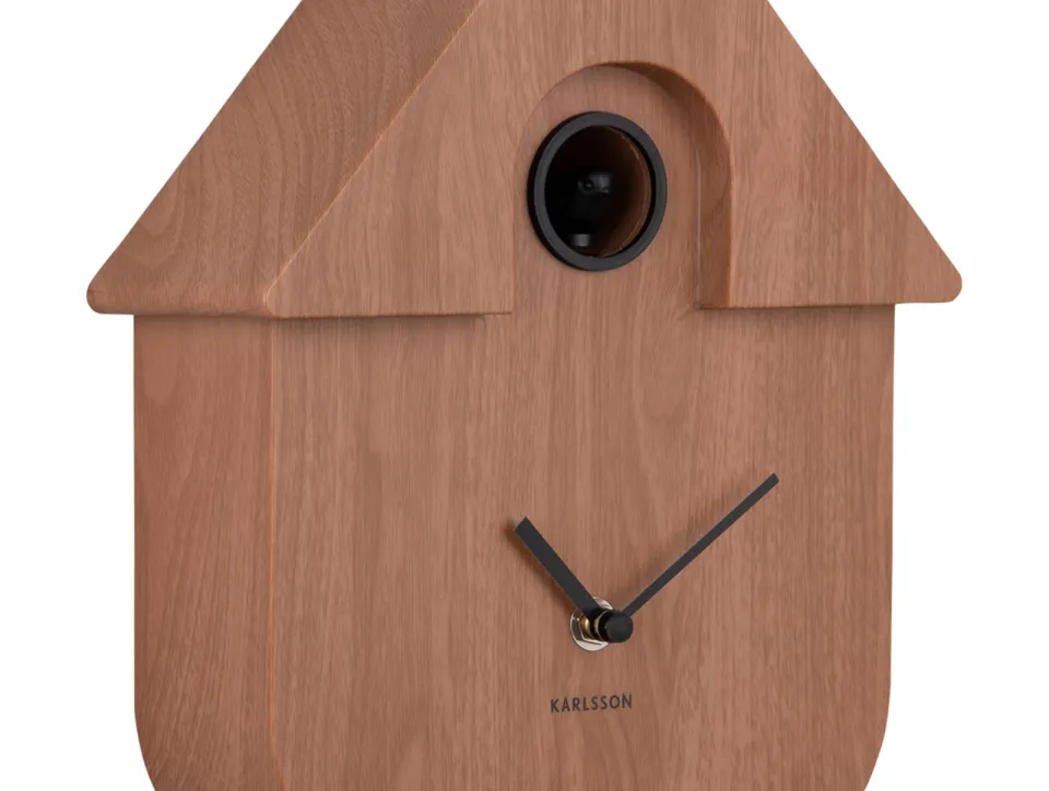 Karlsson Modern Cuckoo wandklok bruin, foto 4