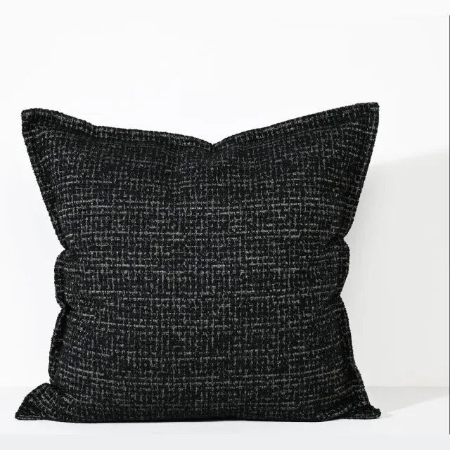 Darcy & Duke Dark Sable - Sierkussen - 55 X 55 Black