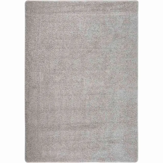 vidaXL Vloerkleed shaggy anti-slip 160x230 cm lichtgrijs grijs