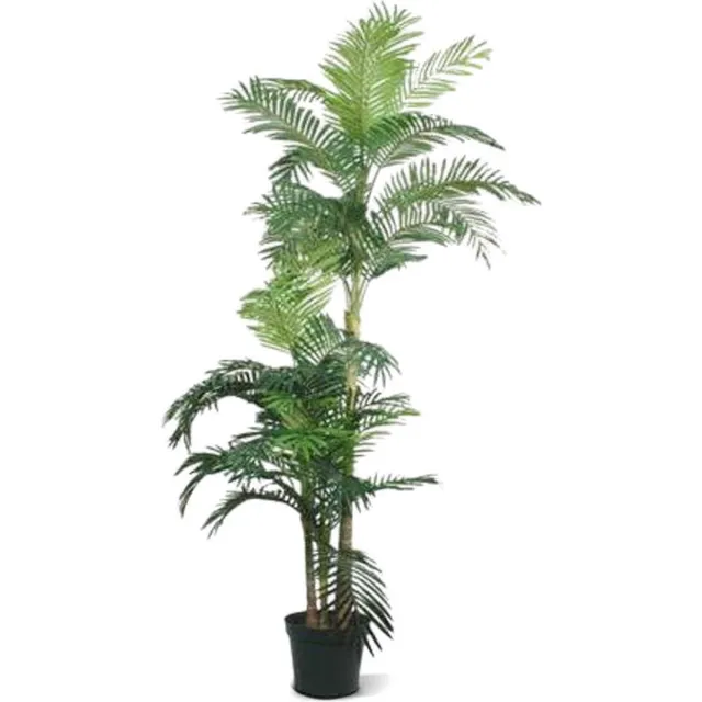 maxifleur Kunstplanten Golden Cane Areca Palm x3 180cm Groen