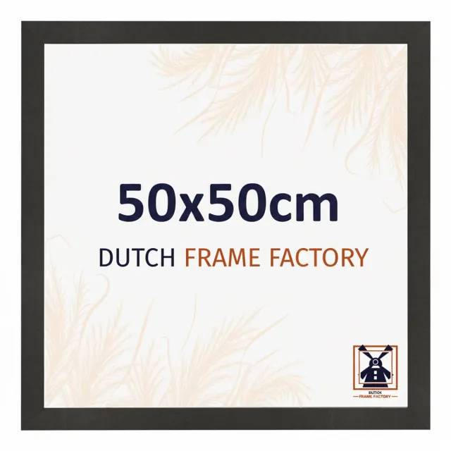 Dutch Frame Factory Fotolijst 50x50 cm - MDF - Zwart Mat - Benno