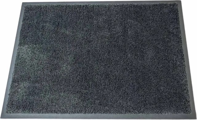 LogoMatz Schoonloopmat EcoAbsorb - 60cm x 85cm - 50% recycled nylon vezel - zeer hoge vuil en vochtopname - ook voor Professioneel gebruik Mineral Grey