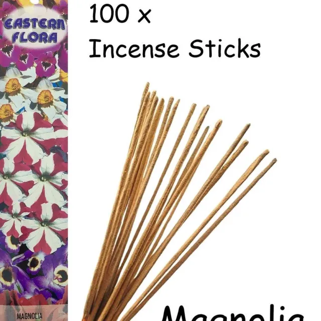Mysore Magnolia Wierook 100 Stuks Incense sticks - 25cm Bruin