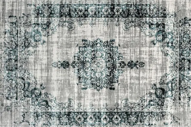Lifa-Living Lifa Living Vintage Dark Grey Blue - 200 x 290 Grijs