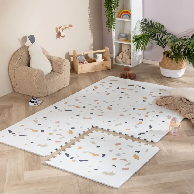 Little Olly Foam puzzelmat - Alfie Confetti Multicolor - 120x180cm