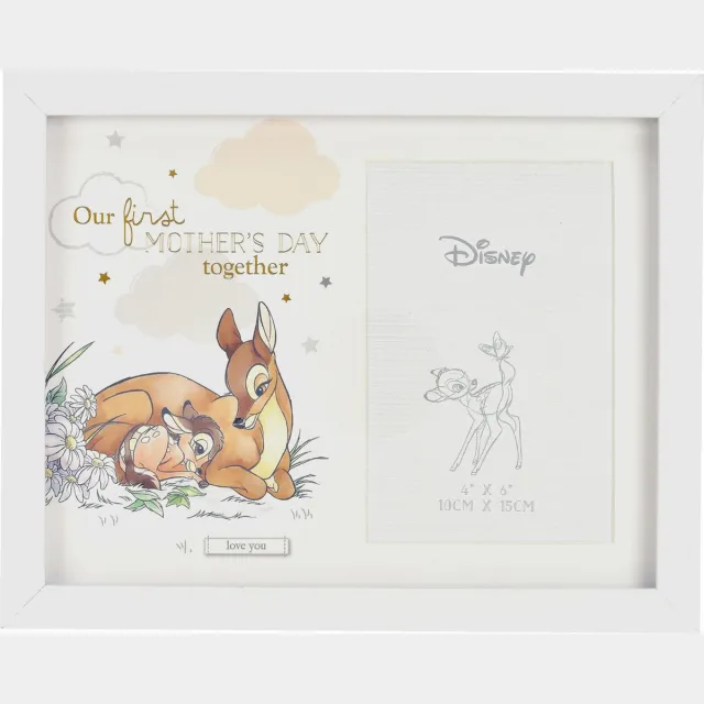 Widdop & Co Disney Fotolijst Bambi 'First Mother's Day ' wit