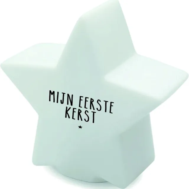 Sproetiz Lampje ster | mijn eerste kerst | sfeerlampje kerst | sterlampje | Sproetiz diverse kleuren