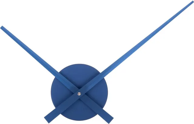 Karlsson Wandklok Little Big Time Mini Metallic - Blauw - Ø41cm - Wandklok Scandinavisch