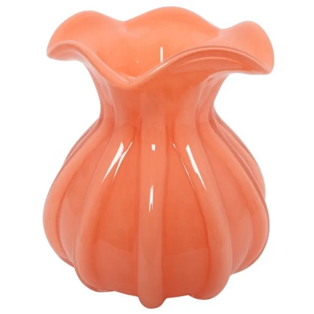 Countryfield Vaas 15,5 cm – Oranje – Decoratieve Bloemenvaas