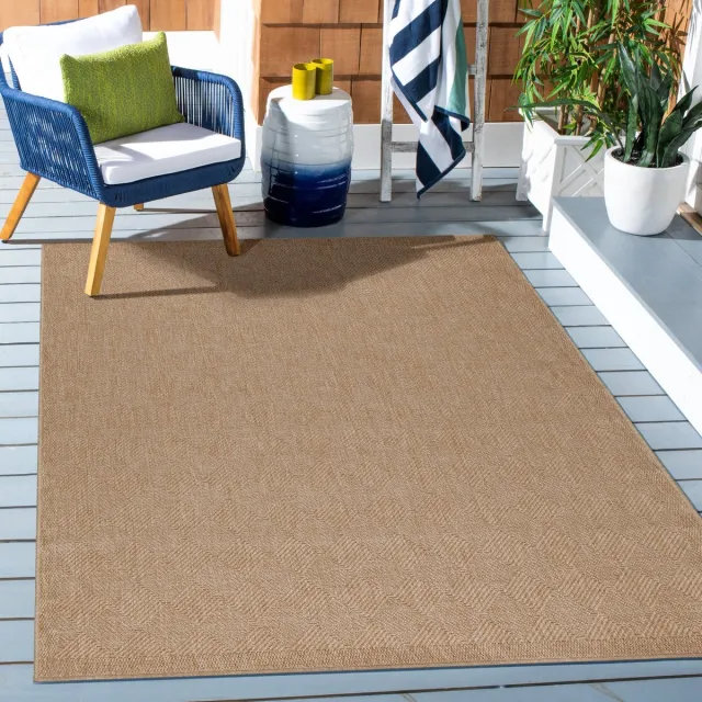 Muratap Natur Vloerkleed Denpasar Buitenkleed Sisal Laagpolig Indoor en Outdoor Beige