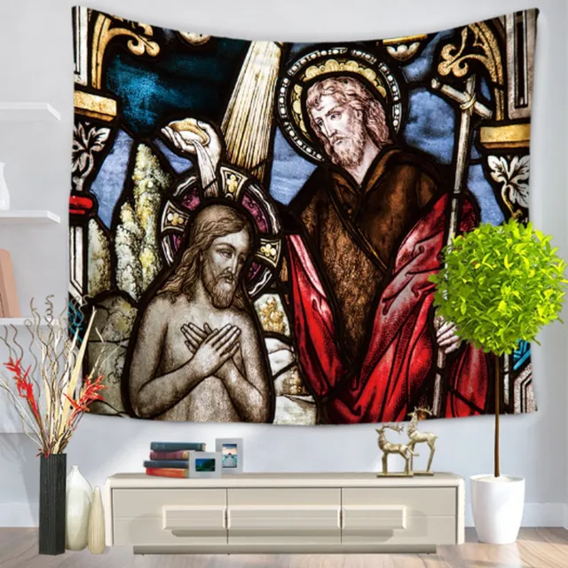 Winkrs Wandkleed - Jezus Wandkleed - Afbeelding van Jesus - 150 x 200 CM Afbeelding van Jezus