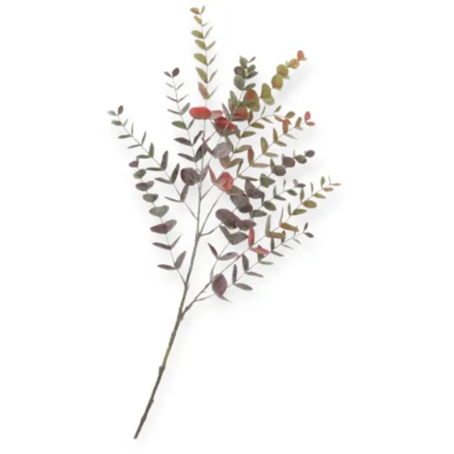 DK design Daan Kromhout - Kunsttak - Kunstgroen - Eucalyptus - Groen/Paars - 86cm