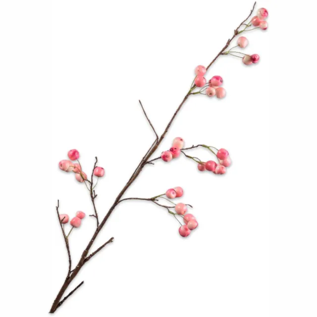 Silk-ka Kunstbloem-Zijden Bloem Appel Tak Roze 99 cm