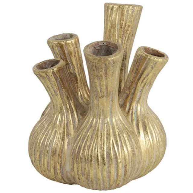 Countryfield Vaas Moyo aardew 23,523,5H27CM goud gold