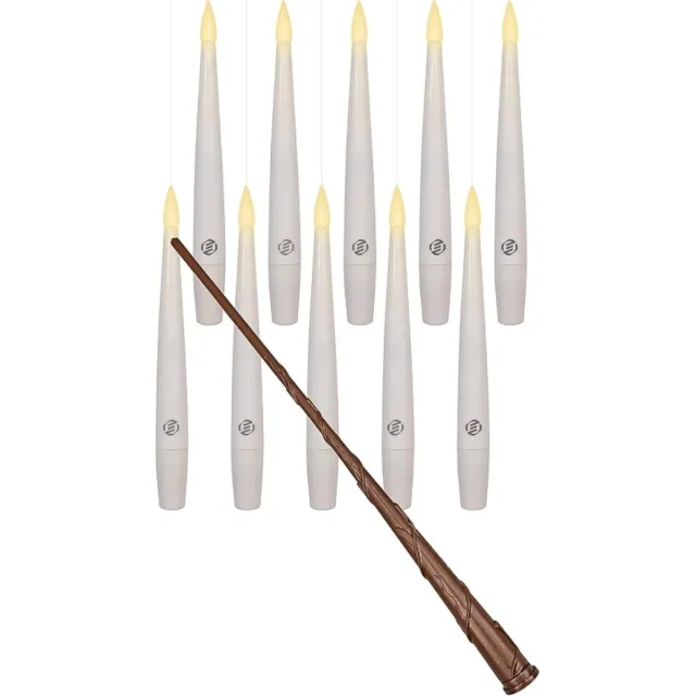 Equivera Zwevende Kaarsen - Zwevende Kaars - Floating Candles - Hangende Kaarsen - Sfeerverlichting - Leuk voor in huis! Wit
