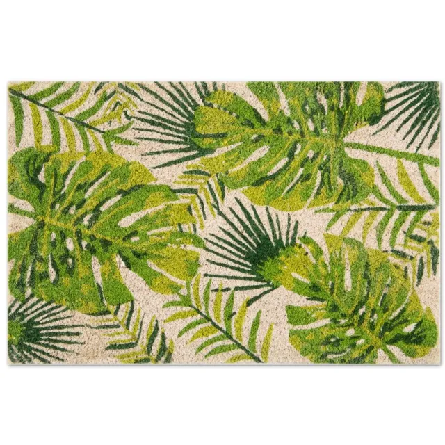 Deurmat Excelsa Foliage 60x40x1,5 cm Kokosvezel en PVC Veelkleurig
