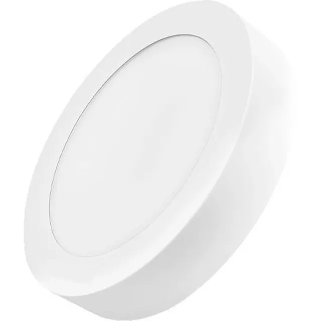 BRAYTRON LED Plafondlamp Plafonnière Opbouw- Aluminium - Ronde- Wit- 12W -6000k cold Wit licht