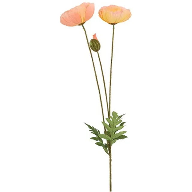Kunstbloem Papaver Roze