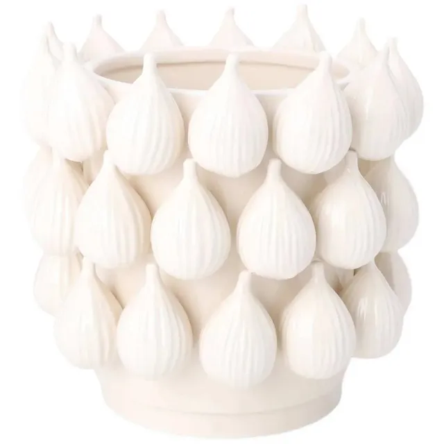 House of Nature Vaas Sabanilla vijg wit 22cm [gid://shopify/Metaobject/296204665167]