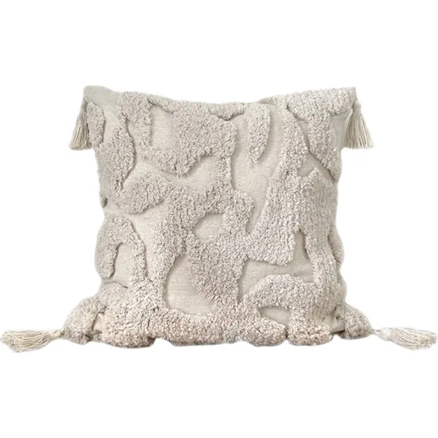 Homexclusive Kussen - Kussen 45x45 - Luxueus Woonkussen - Kussen Olivia Crème