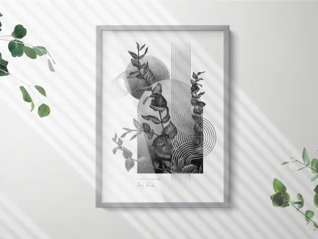 Coloray Zilveren Fotolijst - Zilveren Fotolijst Voor Grafiek - 50x70 cm - Poster Lijst - Fotolijst Zilver Modern - Moderne Fotolijst - Fotolijst Voor Kantoor - Decoratieve Fotolijst - Fotolijst Voor Poster Minimalistisch