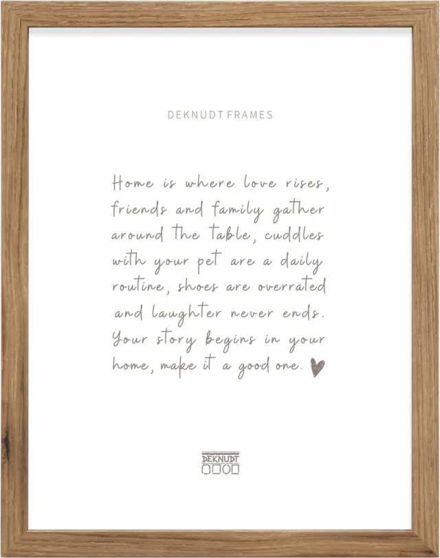 Deknudt Frames fotolijst - S45SH2 - houtkleur - fotomaat: 40x60 cm donker bruin
