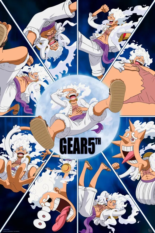 ABYSTYLE Poster One Piece - Gear 5th Looney 61x91,5cm Divers